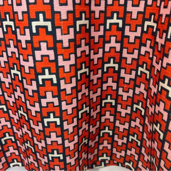CK BRADLEY Emery Pink Orange Geometric Mod Dress Size Large - Picture 9 of 16